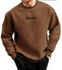 Men's Solid Color Outdoor Fitness Sweatshirt