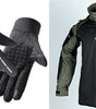 Outdoor gloves for men and women all fingers plus velvet gloves