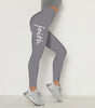 Hip-Lifting Waist Letter Print Stretch Leggings