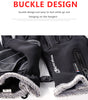 Zipper touch screen cycling gloves