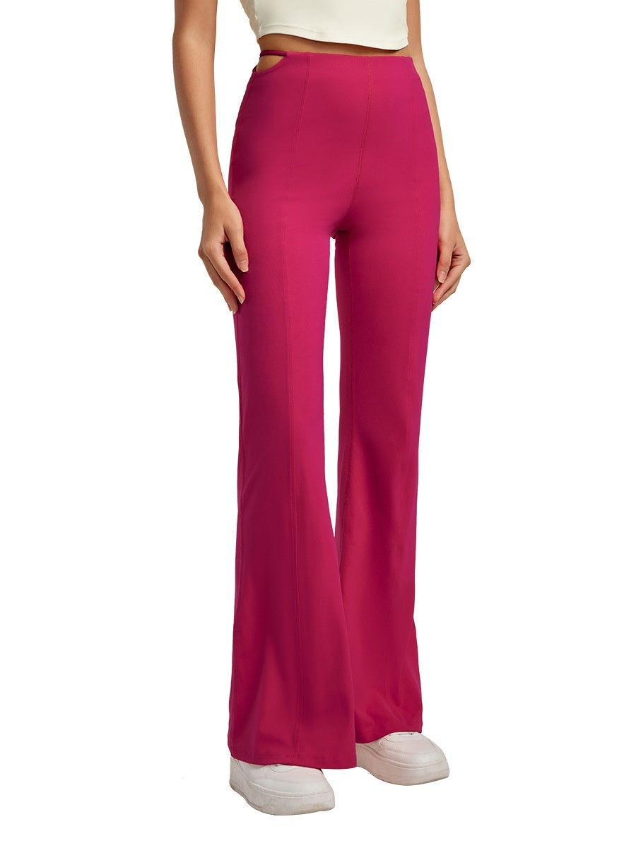 High-Elasticity Straight-Leg Workout Pants