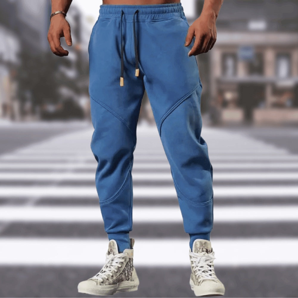 Men's Fashion Loose Patchwork Drawstring Pants