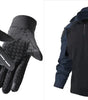 Outdoor gloves for men and women all fingers plus velvet gloves