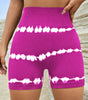High Waist Tie-dye Yoga Shorts For Women Shorts