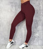 Hip-Lifting Waist Letter Print Stretch Leggings