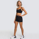 Djolie ZenFlex Strappy Adjustable Bra Shorts Matching Set