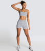 Djolie ZenFlex Strappy Adjustable Bra Shorts Matching Set