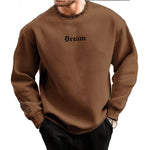 Men's Solid Color Outdoor Fitness Sweatshirt