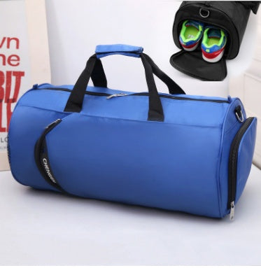 Fitness bag  sports bag basketball training bag football bag portable travel bag cylinder bag shoulder bag waterproof/ UNISEX