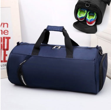 Fitness bag  sports bag basketball training bag football bag portable travel bag cylinder bag shoulder bag waterproof/ UNISEX