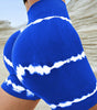 High Waist Tie-dye Yoga Shorts For Women Shorts