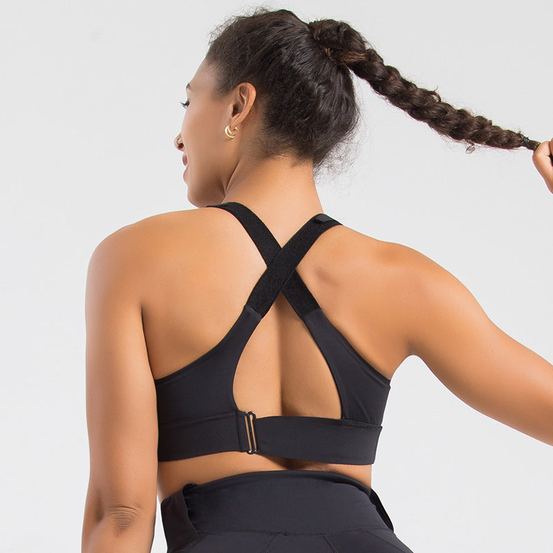 Djolie Zip-Front Seamless Bra” (Plus size)
