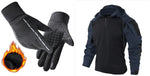 Outdoor gloves for men and women all fingers plus velvet gloves