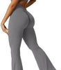 Women Sleeveless Flare Jumpsuits Fitness Yoga Long Pants