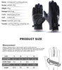 Zipper touch screen cycling gloves