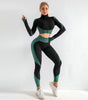 Shockproof Sports Bra + Hip Yoga Bottoms Set