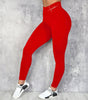 Hip-Lifting Waist Letter Print Stretch Leggings