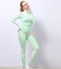 Shockproof Sports Bra + Hip Yoga Bottoms Set