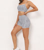 Djolie ZenFlex Strappy Adjustable Bra Shorts Matching Set