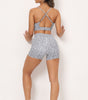 Djolie ZenFlex Strappy Adjustable Bra Shorts Matching Set
