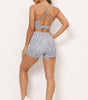 Djolie ZenFlex Strappy Adjustable Bra Shorts Matching Set