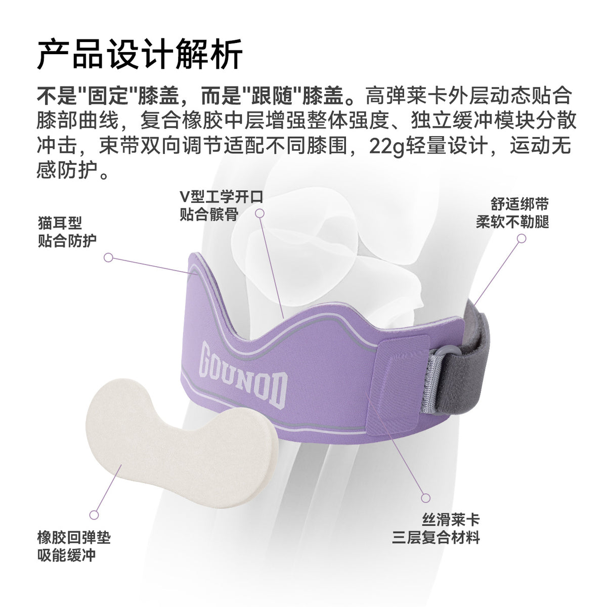 GOUNOD Patellar Knee Strap