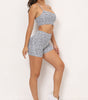 Djolie ZenFlex Strappy Adjustable Bra Shorts Matching Set