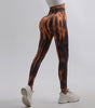 AuroraGlow Tie-Dye High-Waist Sculpting Leggings