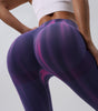 AuroraGlow Tie-Dye High-Waist Sculpting Leggings