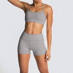 Djolie ZenFlex Strappy Adjustable Bra Shorts Matching Set