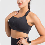 Djolie Zip-Front Seamless Bra” (Plus size)
