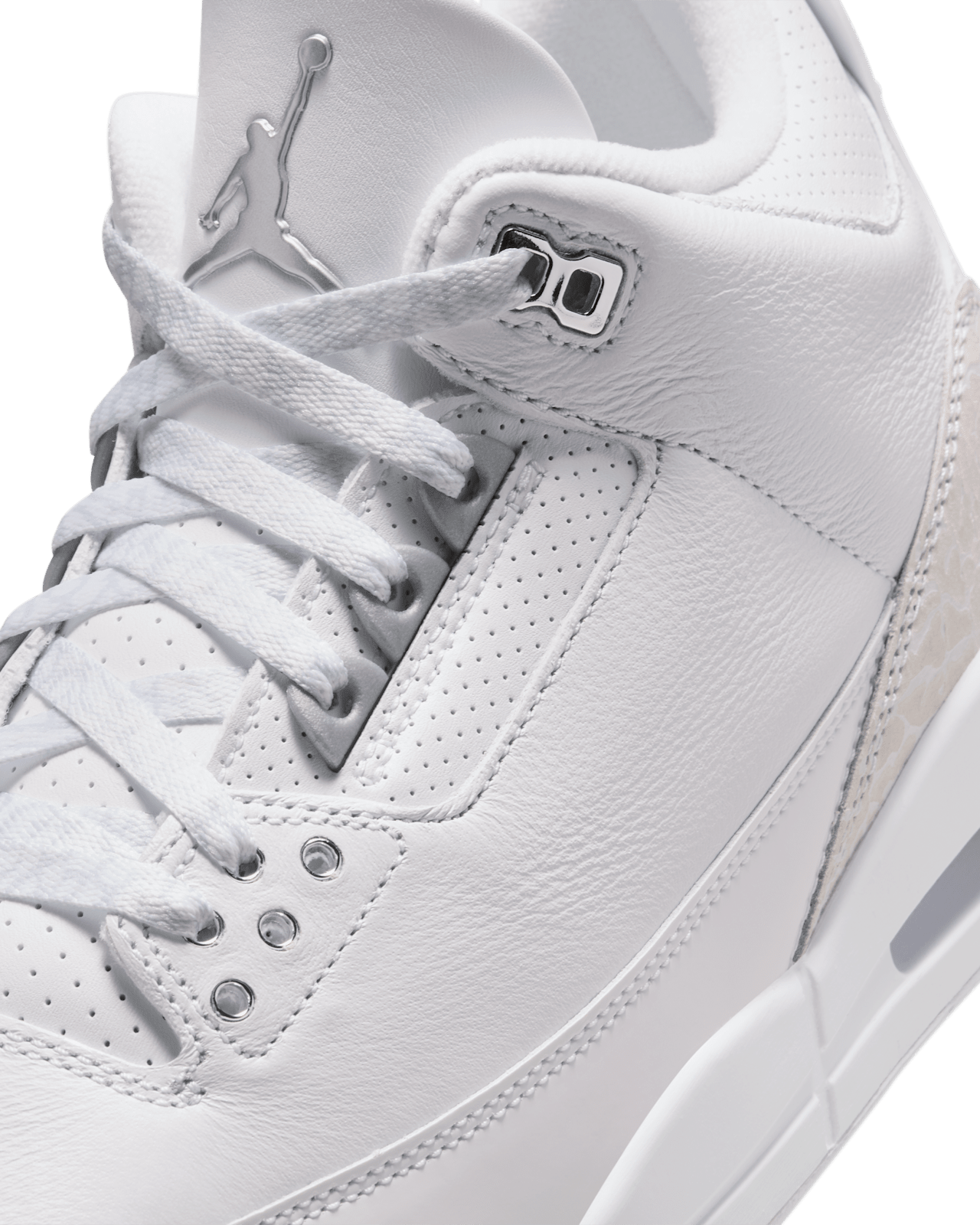 Air Jordan 3 'White and Silver'