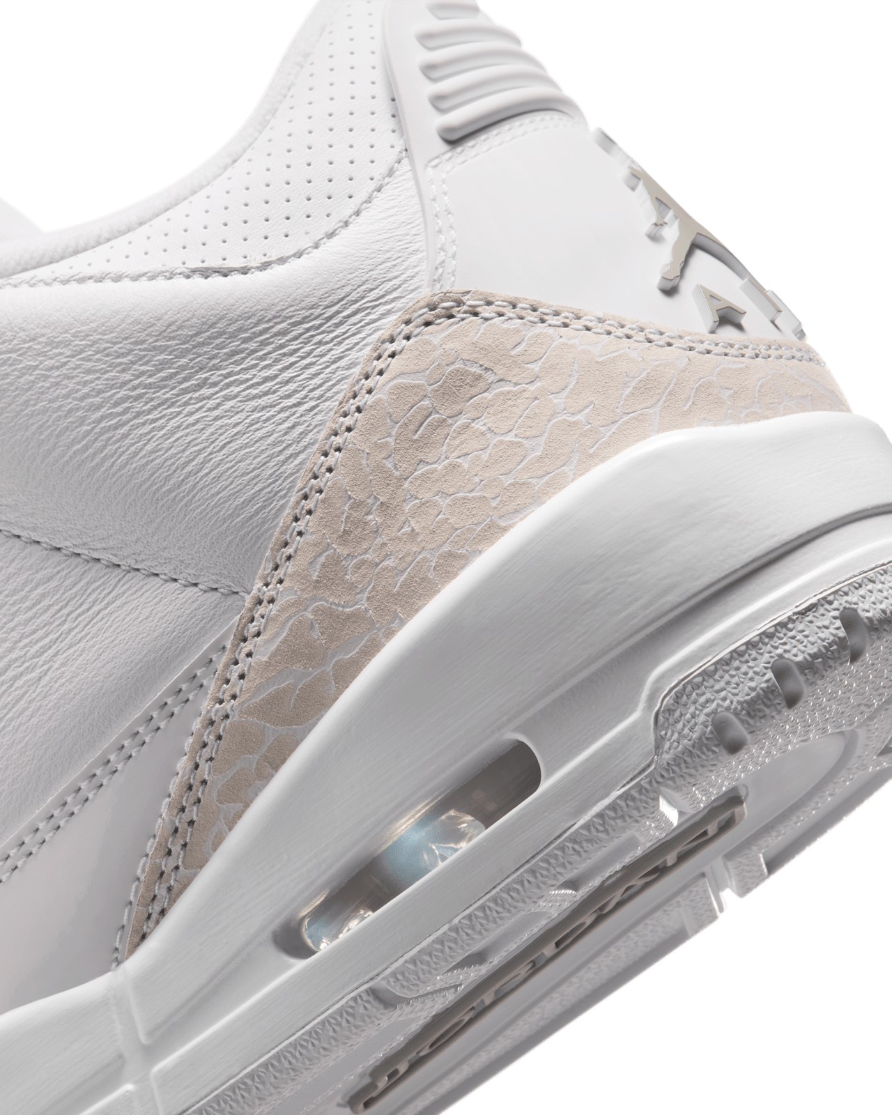 Air Jordan 3 'White and Silver'
