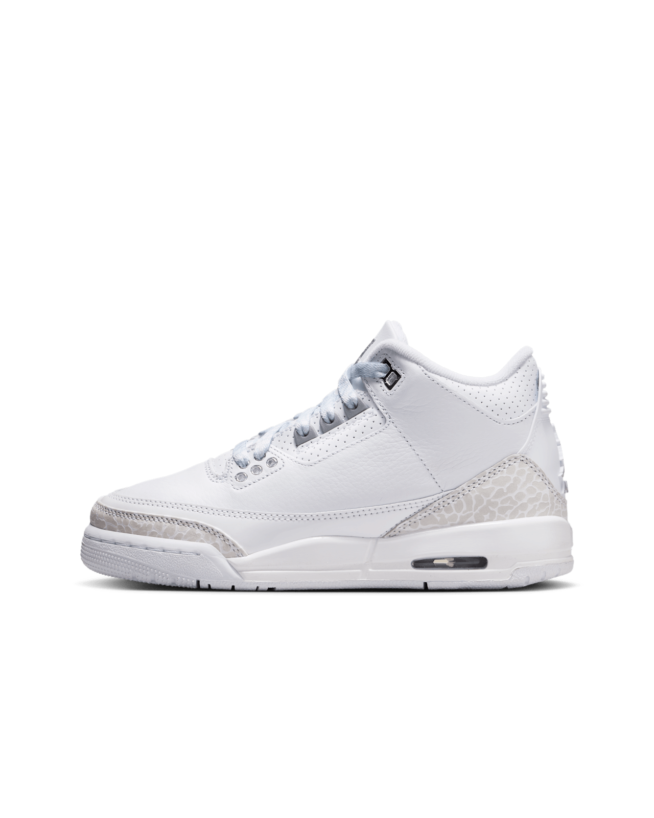 Air Jordan 3 'White and Silver'