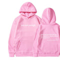  Pink and white text