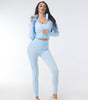 Shockproof Sports Bra + Hip Yoga Bottoms Set