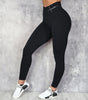 Hip-Lifting Waist Letter Print Stretch Leggings